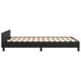 Bed frame with headboard black synthetic leather 120x200cm by vidaXL, Beds and slatted bases - Ref: Foro24-3125439, Price: 19...