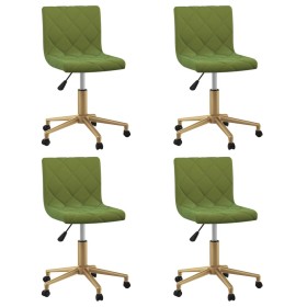 Swivel dining chairs 4 units light green velvet by vidaXL, dining chairs - Ref: Foro24-3086594, Price: 202,72 €, Discount: %