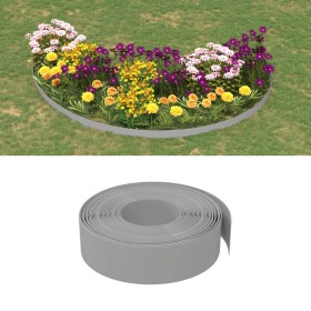 Borduras de jardín 5 uds polietileno gris 10 m 15 cm de vidaXL, Ribetes y bordes para jardín - Ref: Foro24-3155443, Precio: 1...