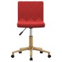 4pcs Red Wine Red Velvet Swivel Dining Chairs by vidaXL, dining chairs - Ref: Foro24-3086598, Price: 203,32 €, Discount: %