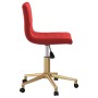 4pcs Red Wine Red Velvet Swivel Dining Chairs by vidaXL, dining chairs - Ref: Foro24-3086598, Price: 203,32 €, Discount: %