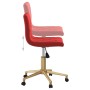 4pcs Red Wine Red Velvet Swivel Dining Chairs by vidaXL, dining chairs - Ref: Foro24-3086598, Price: 203,32 €, Discount: %