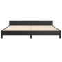 Bed frame with headboard black synthetic leather 200x200cm by vidaXL, Beds and slatted bases - Ref: Foro24-3125469, Price: 24...