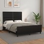 Bed frame with headboard black synthetic leather 140x200cm by vidaXL, Beds and slatted bases - Ref: Foro24-3125512, Price: 23...