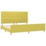 Bed frame with green fabric headboard 200x200 cm by vidaXL, Beds and slatted bases - Ref: Foro24-3125169, Price: 235,74 €, Di...