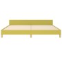 Bed frame with green fabric headboard 200x200 cm by vidaXL, Beds and slatted bases - Ref: Foro24-3125169, Price: 235,74 €, Di...