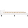 Estructura de cama cabecero cuero sintético blanco 200x200 cm de vidaXL, Camas y somieres - Ref: Foro24-3125470, Precio: 244,...