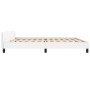 Estructura de cama cabecero cuero sintético blanco 200x200 cm de vidaXL, Camas y somieres - Ref: Foro24-3125592, Precio: 252,...