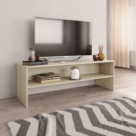 Mueble de TV madera contrachapada roble Sonoma 120x40x40cm de vidaXL, Muebles TV - Ref: Foro24-800039, Precio: 52,68 €, Descu...