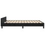 Estructura de cama con cabecero de terciopelo negro 140x190 cm de vidaXL, Camas y somieres - Ref: Foro24-3125814, Precio: 210...