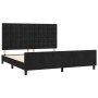 Estructura de cama con cabecero de terciopelo negro 180x200 cm de vidaXL, Camas y somieres - Ref: Foro24-3126015, Precio: 259...