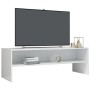 Hochglanzweißer TV-Schrank aus Sperrholz, 120 x 40 x 40 cm von vidaXL, TV-Möbel - Ref: Foro24-800042, Preis: 62,99 €, Rabatt: %