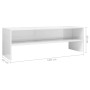 Hochglanzweißer TV-Schrank aus Sperrholz, 120 x 40 x 40 cm von vidaXL, TV-Möbel - Ref: Foro24-800042, Preis: 62,99 €, Rabatt: %