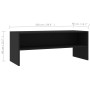 Black plywood TV cabinet100x40x40 cm by vidaXL, TV Furniture - Ref: Foro24-800046, Price: 54,60 €, Discount: %