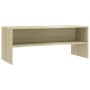 TV stand made of plywood in oak color, 100x40x40cm by vidaXL, TV Furniture - Ref: Foro24-800048, Price: 47,09 €, Discount: %