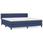 Cama box spring con colchón tela azul 200x200 cm de vidaXL, Camas y somieres - Ref: Foro24-3126515, Precio: 640,44 €, Descuen...