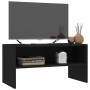 Möbel für TV aus schwarzem Sperrholz 80x40x40 cm von vidaXL, TV-Möbel - Ref: Foro24-800055, Preis: 40,14 €, Rabatt: %