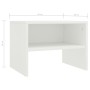 Mesitas de noche 2 uds madera contrachapada blanco 40x30x30 cm de vidaXL, Mesitas de noche - Ref: Foro24-800064, Precio: 34,9...