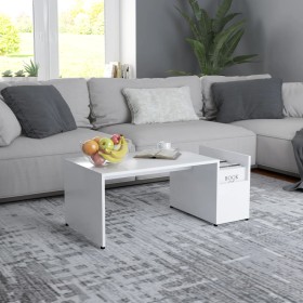 Mesa de centro madera contrachapada blanco 90x45x35 cm de vidaXL, Mesas de centro - Ref: Foro24-802921, Precio: 38,99 €, Desc...