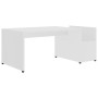 Mesa de centro madera contrachapada blanco 90x45x35 cm de vidaXL, Mesas de centro - Ref: Foro24-802921, Precio: 38,54 €, Desc...