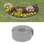 Borduras de jardín 4 uds polietileno gris 10 m 20 cm de vidaXL, Ribetes y bordes para jardín - Ref: Foro24-3155454, Precio: 1...