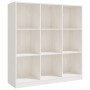 Estantería/divisor espacios madera pino blanco 104x33,5x110 cm de vidaXL, Librerías y estanterías - Ref: Foro24-809973, Preci...