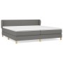 Cama box spring con colchón tela gris oscuro 200x200 cm de vidaXL, Camas y somieres - Ref: Foro24-3126670, Precio: 532,99 €, ...