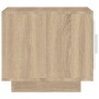 Mesa de centro madera contrachapada blanco y Sonoma 51x50x45 cm de vidaXL, Mesas de centro - Ref: Foro24-811804, Precio: 53,9...