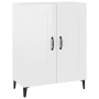 Glossy white plywood sideboard 69.5x34x90 cm by vidaXL, Sideboards - Ref: Foro24-812147, Price: 89,99 €, Discount: %