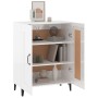 Glossy white plywood sideboard 69.5x34x90 cm by vidaXL, Sideboards - Ref: Foro24-812147, Price: 89,99 €, Discount: %