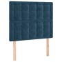 Dark blue velvet bed frame with headboard 90x200 cm by vidaXL, Beds and slatted bases - Ref: Foro24-3125981, Price: 160,93 €,...