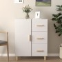 White engineered wood sideboard 69.5x34x90 cm by vidaXL, Sideboards - Ref: Foro24-812168, Price: 87,17 €, Discount: %