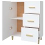 White engineered wood sideboard 69.5x34x90 cm by vidaXL, Sideboards - Ref: Foro24-812168, Price: 87,17 €, Discount: %