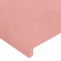 Estructura de cama con cabecero de terciopelo rosa 180x200 cm de vidaXL, Camas y somieres - Ref: Foro24-3125652, Precio: 232,...