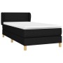 Box spring bed with black fabric mattress 90x200 cm by vidaXL, Beds and slatted bases - Ref: Foro24-3126695, Price: 295,23 €,...