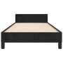 Bed frame with black velvet headboard 90x190 cm by vidaXL, Beds and slatted bases - Ref: Foro24-3125607, Price: 162,03 €, Dis...