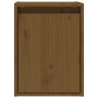 Armario de pared madera maciza de pino marrón miel 30x30x40 cm de vidaXL, Estantes y estanterías - Ref: Foro24-813481, Precio...