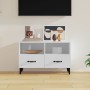 Mueble para TV madera contrachapada blanco 80x36x50 cm de vidaXL, Muebles TV - Ref: Foro24-812591, Precio: 58,99 €, Descuento: %