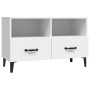 Weißer TV-Schrank aus Sperrholz, 80 x 36 x 50 cm von vidaXL, TV-Möbel - Ref: Foro24-812591, Preis: 58,19 €, Rabatt: %