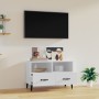 Mueble para TV madera contrachapada blanco 80x36x50 cm de vidaXL, Muebles TV - Ref: Foro24-812591, Precio: 58,99 €, Descuento: %