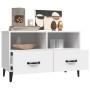 Weißer TV-Schrank aus Sperrholz, 80 x 36 x 50 cm von vidaXL, TV-Möbel - Ref: Foro24-812591, Preis: 58,19 €, Rabatt: %