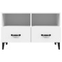 Weißer TV-Schrank aus Sperrholz, 80 x 36 x 50 cm von vidaXL, TV-Möbel - Ref: Foro24-812591, Preis: 58,19 €, Rabatt: %