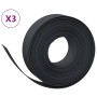 Garden edging 3 pcs black polyethylene 10 m 15 cm by vidaXL, Garden edging and edging - Ref: Foro24-3155445, Price: 76,91 €, ...