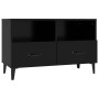 Mueble para TV madera contrachapada negro 80x36x50 cm de vidaXL, Muebles TV - Ref: Foro24-812592, Precio: 68,34 €, Descuento: %