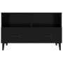 Mueble para TV madera contrachapada negro 80x36x50 cm de vidaXL, Muebles TV - Ref: Foro24-812592, Precio: 68,34 €, Descuento: %