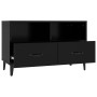 Mueble para TV madera contrachapada negro 80x36x50 cm de vidaXL, Muebles TV - Ref: Foro24-812592, Precio: 68,34 €, Descuento: %