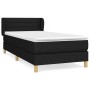 Cama box spring con colchón tela negro 80x200 cm de vidaXL, Camas y somieres - Ref: Foro24-3126839, Precio: 255,60 €, Descuen...