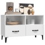 Glossy white plywood TV cabinet 80x36x50 cm by vidaXL, TV Furniture - Ref: Foro24-812597, Price: 66,70 €, Discount: %