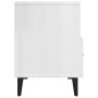 Glossy white plywood TV cabinet 80x36x50 cm by vidaXL, TV Furniture - Ref: Foro24-812597, Price: 66,70 €, Discount: %