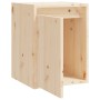 Armario de pared de madera maciza de pino 30x30x40 cm de vidaXL, Estantes y estanterías - Ref: Foro24-813475, Precio: 33,99 €...